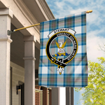 Stewart Tartan Garden Flag Stewart High Stewards Muted Blue Tartan Flag Clan Badge Tartan House Flag Stewart Flag