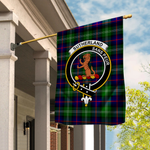 Garden Flag Sutherland II Modern Tartan Flag Clan Badge Tartan House Flag