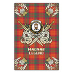 Scotstee Shop - Scotstee Shop MacNab Ancient Clan Crest Golf Courage Gold Thistle Tartan Garden Flag