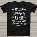 The Man Myth Legend 1949 Years Old Birthday Gift Birthday Shirt - Scotstee Shop