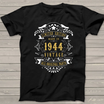 Vintage 1944 Years Old Birthday Gift Idea Birthday Shirt - Scotstee Shop