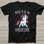 Scotstee Shop - Americorn Unicorn 4th of July Gift For Girls Mericorn Merica 4th Of July Shirt Unicorn 4th Of July Shirt