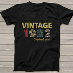 Vintage 1982 Years Old Birthday Gift Birthday Shirt Vintage 1982 T Shirt - Scotstee Shop