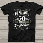 Vintage 50th Birthday Top For Him 1970 Aged To Perfection Birthday Shirt For 50th Birthday Shirt - Scotstee Shop