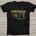 Womens Vintage 1971 Cool 50 Year Old 50th Birthday Gift Birthday Shirt For 50th Birthday Shirt - Scotstee Shop
