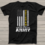 Scotstee Shop - Veteran Of United States US Army Veteran Gold 4th Of July Shirt Army Veteran Shirts Army Shirts