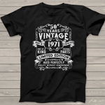 Vintage Made in 1971 50th Bday Gifts 50 Quarantine Birthday Shirt For 50th Birthday Shirt - Scotstee Shop