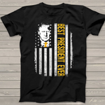 Scotstee Shop - Trump American Flag Donald Trump Best President Ever 4th Of July Shirt