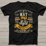 Womens 60 Years Old Vintage May 1961 60th Birthday Shirt 60th birthday gifts - Scotstee Shop