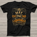 Womens 60 Years Old - Vintage May 1961 60th Birthday Shirt 60th birthday gifts - Scotstee Shop