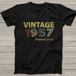 Vintage 1957 Years Old Birthday Gift Birthday Shirt - Scotstee Shop