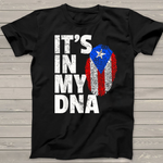 Scotstee Shop - It's In My DNA Puerto Rico Rican Flag 4th of July Shirt
