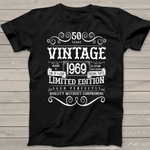 Vintage 50 Years Old Made In 1969 50th Birthday Gift Birthday Shirt For 50th Birthday Shirt Vintage 1969 T Shirt - Scotstee Shop