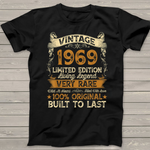 Vintage 1969 52nd Birthday Shirt Vintage 1969 T Shirt - Scotstee Shop