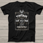 Vintage 1931 All Original Parts Funny Birthday Gift Birthday Shirt 90th Birthday Shirt - Scotstee Shop