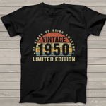 Vintage 1950 Limited Edition Outfit Retro 70th Birthday Gift Birthday Shirt - Scotstee Shop