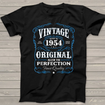 Vintage Made In 1954 Years Old 64th Birthday Gift Birthday Shirt - Scotstee Shop