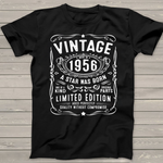 Vintage 65th Birthday 1956 Made In 1956 65 Years Old Gifts Birthday Shirt 65th Birthday Shirt - Scotstee Shop