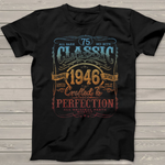 Vintage 1946 Years Old Limited Edition Gift 75 years old 75th Birthday Shirt - Scotstee Shop