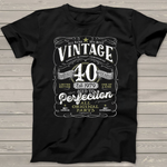 Vintage 40th Birthday 1979 Aged To Perfection Birthday Shirt - Scotstee Shop