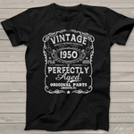 Vintage Made In 1950 Years Old 70th Birthday Gift Birthday Shirt - Scotstee Shop