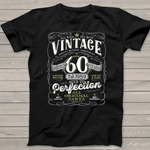 Vintage 60th Birthday Shirt 1959 Aged To Perfection Gift Birthday Shirt - Scotstee Shop