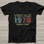 Vintage 1978 Years Old Retro 70's 41st Birthday Shirt Vintage 1978 Shirt - Scotstee Shop