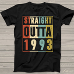Straight Outta 1993 Vintage 28 Year Old 28th Birthday Gift Birthday Shirt - Scotstee Shop