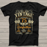 Vintage 75th Birthday Gift For Men Women 1946 75 Years Old Birthday Shirt - Scotstee Shop