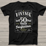 Vintage 50th Birthday 1969 Aged To Perfection Birthday Shirt For 50th Birthday Shirt Vintage 1969 T Shirt - Scotstee Shop
