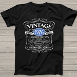 Vintage 1976 Years Old 45th Birthday Gift Birthday Shirt 45th Birthday Shirt 45th birthday t shirt - Scotstee Shop