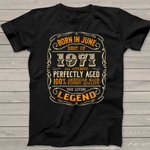 Vintage Legends Born In 1971 June Birthday Bday Gifts Birthday Shirt For 50th Birthday Shirt - Scotstee Shop