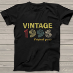 Vintage 1996 Years Old Birthday Gift Birthday Shirt - Scotstee Shop