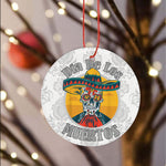 Sugar Skull Ornament Dia De Los Muertos Of The Dead Skull Costume Halloween Happy Halloween Ornament Gift - Scotstee Shop