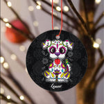 Sugar Skull Ornament Personalized Ornament Sugar Skull Puppy Día de Muertos Dog Calavera Puppy Halloween Gift - Scotstee Shop