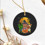 Sugar Skull Ornament Dia De Los Muertos Of The Dead Skull Costume Halloween Happy Halloween Ornament Gift - Scotstee Shop
