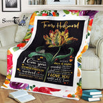 Scotstee Shop - Fleece Blanket - Customized Gift For Husband Best Gift For Man Fleece Blanket