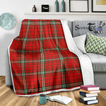 Scotstee Shop Tartan Plaid Blanket MacLay Scottish Tartan Plaid Sherpa Blanket