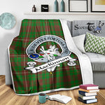 Scotstee Shop Tartan Plaid Blanket MacKinnon Hunting Modern Clan Badge Scottish Tartan Plaid Sherpa Blanket, Tartan Blanket, Plaid Blanket, Scottish Blanket, Gift Christmas Blanket, Christmas Blanket, Mother Day Gift, Father Day Gift