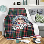 Scotstee Shop Tartan Plaid Blanket MacFarlane Hunting Modern Clan Badge Scottish Tartan Plaid Sherpa Blanket, Tartan Blanket, Plaid Blanket, Scottish Blanket, Gift Christmas Blanket, Christmas Blanket, Mother Day Gift, Father Day Gift