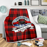 Scotstee Shop Tartan Plaid Blanket MacLeod Of Raasay Clan Badge Scottish Tartan Plaid Sherpa Blanket, Tartan Blanket, Plaid Blanket, Scottish Blanket, Gift Christmas Blanket, Christmas Blanket, Mother Day Gift, Father Day Gift