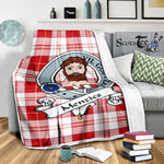 Scotstee Shop Tartan Plaid Blanket MenZies Clan Badge Scottish Tartan Plaid Sherpa Blanket, Tartan Blanket, Plaid Blanket, Scottish Blanket, Gift Christmas Blanket, Christmas Blanket, Mother Day Gift, Father Day Gift
