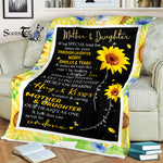 Scotstee Shop - Fleece Blanket - Mother And Daughter Blanket You Are My SunShine Mother Day Gifts Fleece Blanket