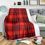 Scotstee Shop Tartan Plaid Blanket MacIan Scottish Tartan Plaid Sherpa Blanket