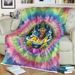 Scotstee Shop - Scotstee Shop Blanket Ayahuasca Shaman Funny Hippie Tie Dye Fleece Blanket