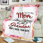 Scotstee Shop - Scotstee Shop Fleece Blanket I Have Two Titles Mom And Grandma Mother's Day Gifts Fleece Blanket