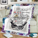 Scotstee Shop - Personalized Gift To My Husband Letter, Love Quotes Gift Letter Lovely Present Fleece Blanket