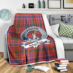 Scotstee Shop Tartan Plaid Blanket MacRae Ancient Clan Badge Scottish Tartan Plaid Sherpa Blanket, Tartan Blanket, Plaid Blanket, Scottish Blanket, Gift Christmas Blanket, Christmas Blanket, Mother Day Gift, Father Day Gift