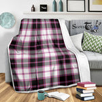 Scotstee Shop Tartan Plaid Blanket MacPherson Hunting Modern Scottish Tartan Plaid Sherpa Blanket