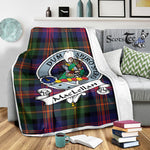 Scotstee Shop Tartan Plaid Blanket MacLennan Clan Badge Scottish Tartan Plaid Sherpa Blanket, Tartan Blanket, Plaid Blanket, Scottish Blanket, Gift Christmas Blanket, Christmas Blanket, Mother Day Gift, Father Day Gift